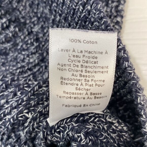 Talbots Cable Knit Twist Front Sweater In Marbled Gray Size Small Petite - Picture 13 of 14